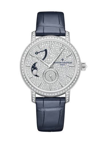 Vacheron Constantin Traditionnelle Moon Phase and Power Reserve White Gold - Diamond / Diamond