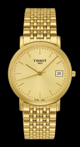 Tissot Desire Quartz 34 Yellow Gold PVD / Champagne / Bracelet