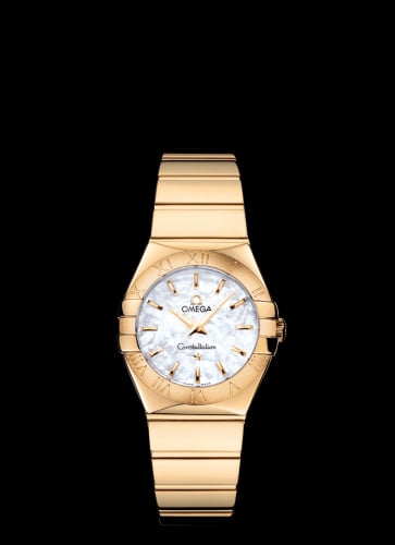 Omega Constellation Quartz 27 Polished Yellow Gold / MOP
