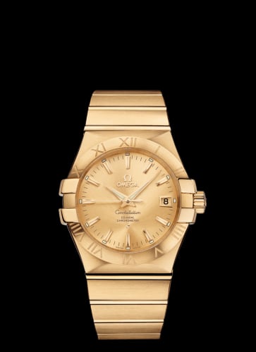 Omega Constellation Co-Axial 35 Yellow Gold / Champagne