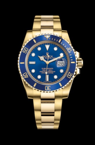 Rolex Submariner Date Yellow Gold / Blue