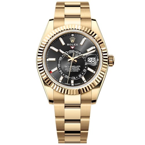 Rolex Sky-Dweller Yellow Gold / Black / Oyster