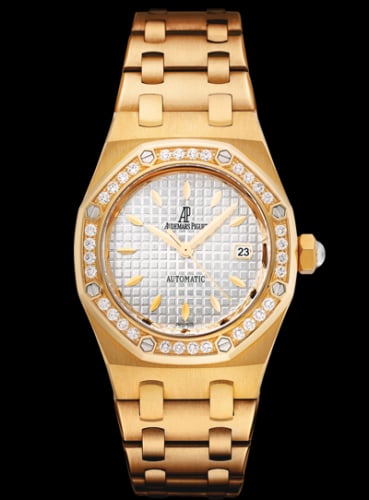 Audemars Piguet Royal Oak Selfwinding 77321 Yellow Gold / Diamond / Silver / Bracelet