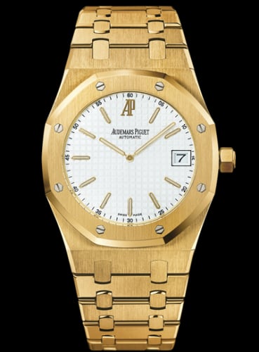 Audemars Piguet Royal Oak Extra-Thin Yellow Gold / Silver