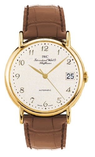 IWC Schaffhausen Portofino Automatic Yellow Gold / Silver - Breguet / Strap