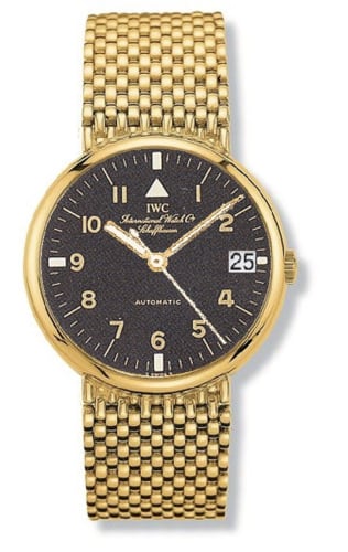 IWC Schaffhausen Portofino Automatic Yellow Gold / Black - Pilot / Bracelet