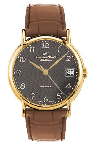 IWC Schaffhausen Portofino Automatic Yellow Gold / Black - Breguet / Strap