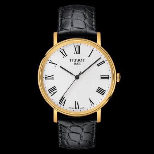 Tissot Everytime Medium Yellow Gold PVD / Silver / Strap