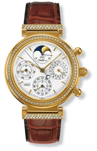IWC Schaffhausen Da Vinci Perpetual Yellow Gold / Diamond / White / German