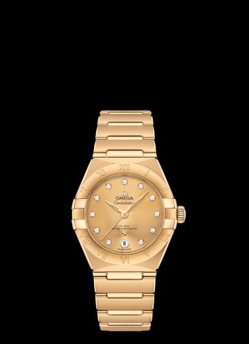 Omega Constellation Manhattan 29 Co-Axial Master Chronometer Yellow Gold / Champagne