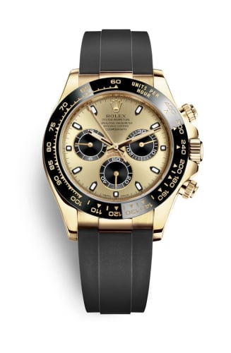Rolex Cosmograph Daytona Yellow Gold / Cerachrom / Champagne / Oysterflex