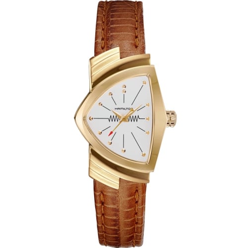 Hamilton Ventura Quartz 24 Yellow Gold / Silver