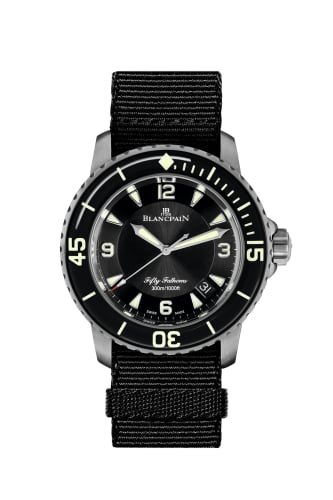 Blancpain Fifty Fathoms Automatique Titanium / Black / NATO