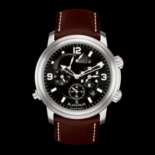 Blancpain Léman Réveil GMT Titanium / Black / Barennia