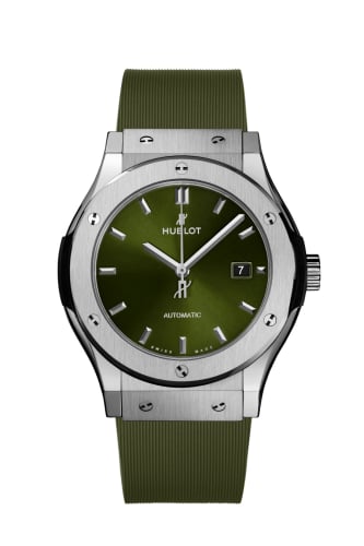 Hublot Classic Fusion 42 Titanium / Green / Rubber