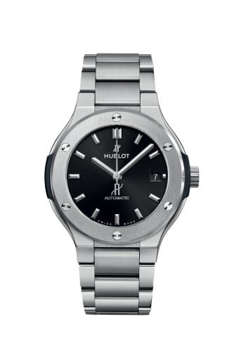 Hublot Classic Fusion 38 Titanium / Black / Bracelet