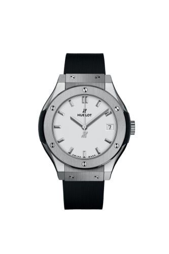 Hublot Classic Fusion 33 Titanium / Opaline / Rubber