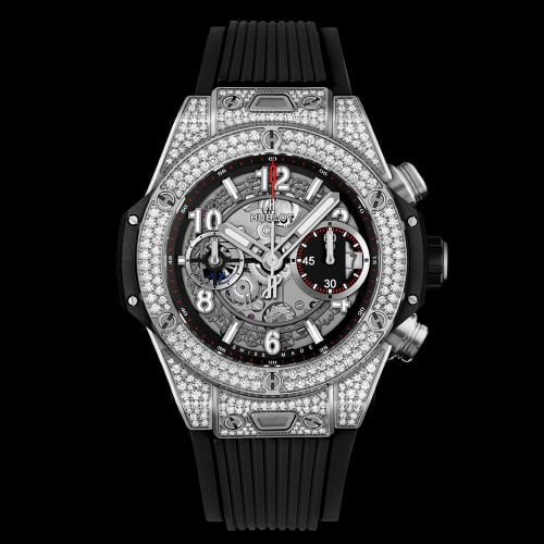 Hublot Big Bang Unico 42 Titanium / Pavé / Black