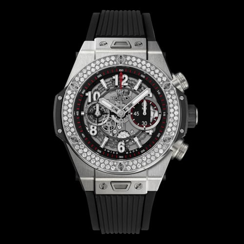 Hublot Big Bang Unico 45 Titanium / Diamonds / Black