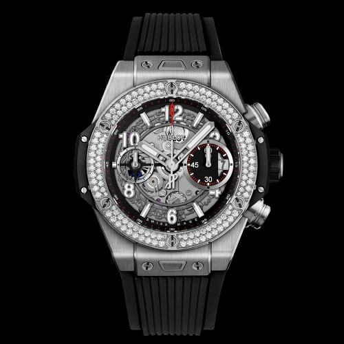 Hublot Big Bang Unico 42 Titanium / Diamonds / Black