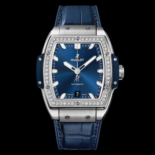 Hublot Spirit of Big Bang 39 Titanium / Diamonds / Blue