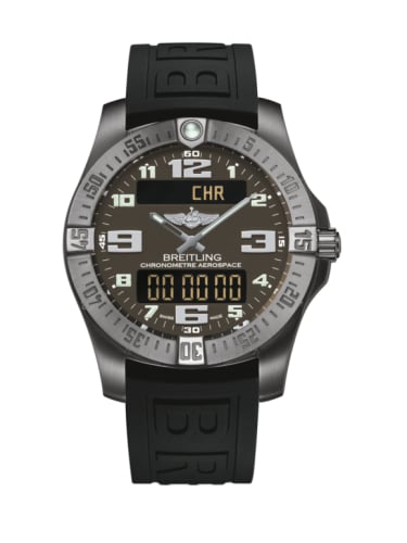 Breitling Aerospace Evo Titanium / Grey / Rubber / Pin
