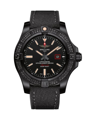 Breitling Avenger Blackbird 44 Black Titanium / Diamond / Volcano Black / Military