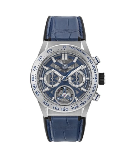 TAG Heuer Carrera Calibre Heuer 02T 45 Chronograph Tourbillon Titanium / Japan