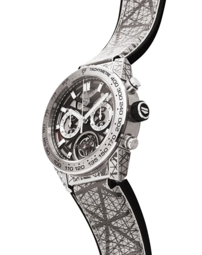TAG Heuer Carrera Calibre Heuer 02T 45 Chronograph Tourbillon Titanium / Cortina