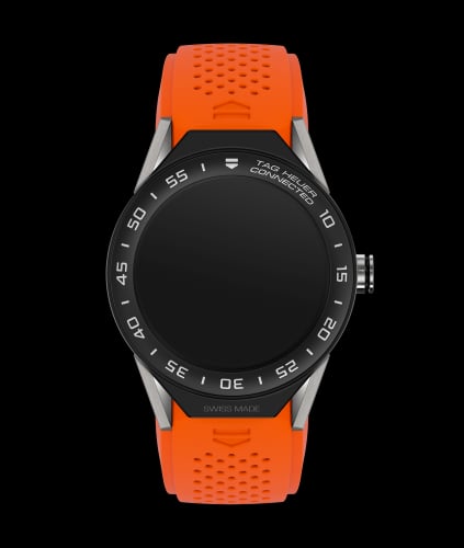 TAG Heuer Carrera Connected Modular 45 Titanium / Ceramic / Orange Rubber