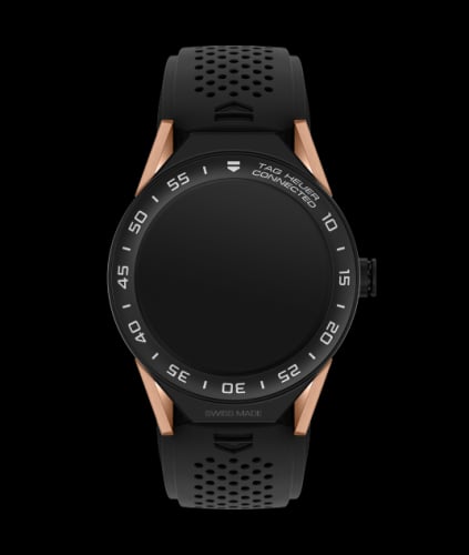 TAG Heuer Carrera Connected Modular 45 Black Titanium / Rose Gold / Ceramic / Black Rubber