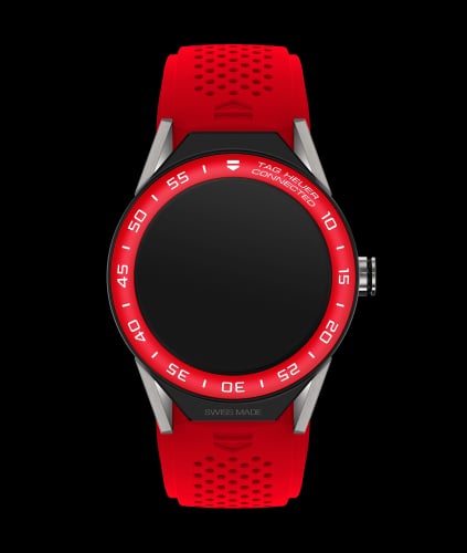 TAG Heuer Carrera Connected Modular 45 Titanium / Red Aluminum / Red Rubber