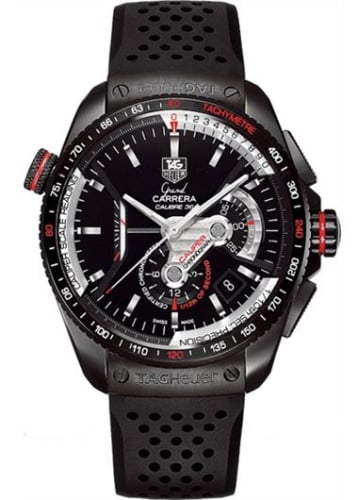 TAG Heuer Grand Carrera Calibre 36RS Caliper Chronograph Titanium PVD / Black