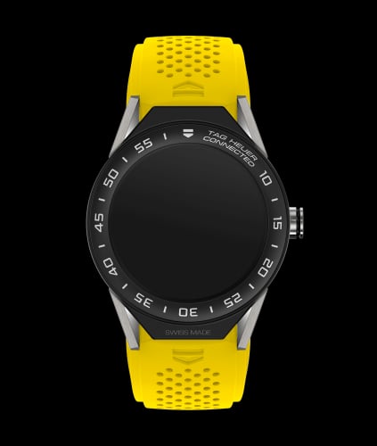 TAG Heuer Carrera Connected Modular 45 Titanium / Ceramic / Yellow Rubber