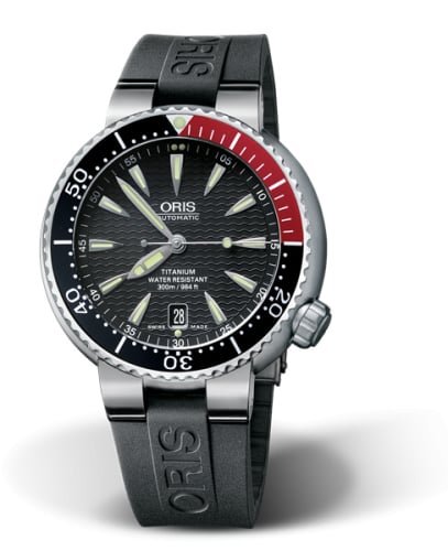 Oris Divers Date Titanium / Black / Rubber