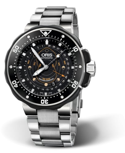 Oris ProDiver Pointer Moon Titanium / Black / Bracelet
