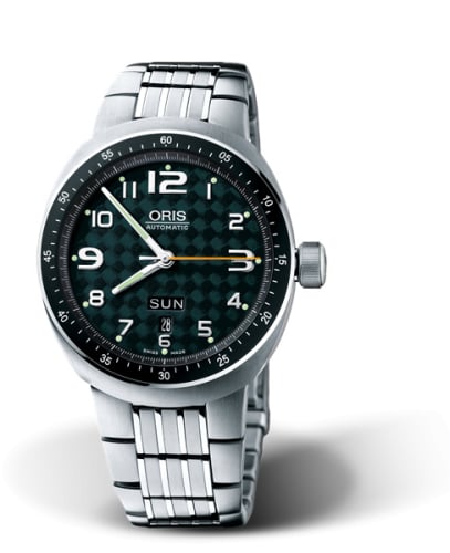 Oris TT3 Day Date Titanium / Green / Bracelet