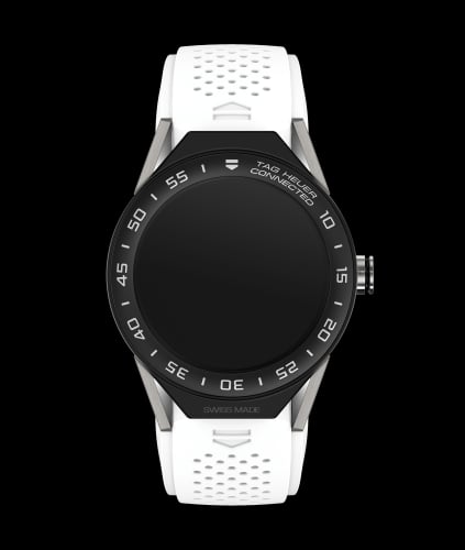 TAG Heuer Carrera Connected Modular 45 Titanium / Ceramic / White Rubber