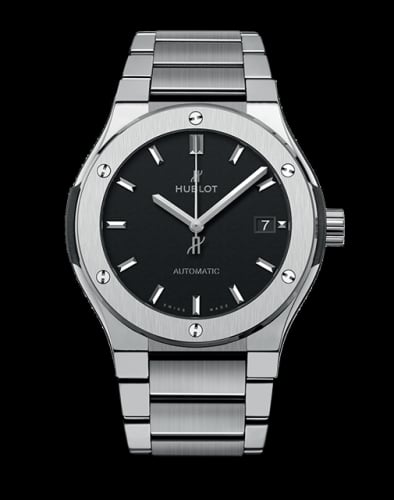Hublot Classic Fusion 45 Titanium / Black / Bracelet