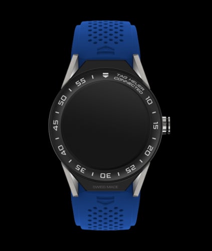 TAG Heuer Carrera Connected Modular 45 Titanium / Ceramic / Electric Blue Rubber