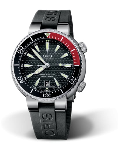 Oris Divers Date Titanium / Black / Rubber