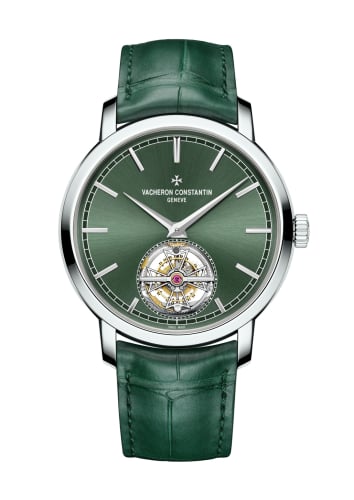 Vacheron Constantin Traditionnelle Tourbillon Platinum / Green