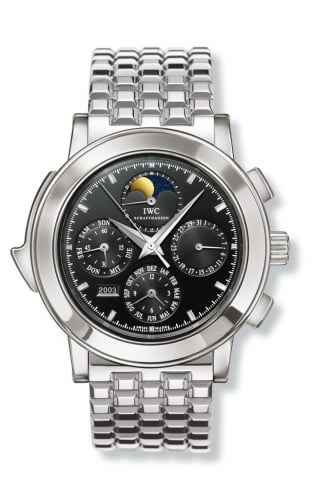 IWC Schaffhausen Grande Complication 3770 Platinum / Black / German / Bracelet