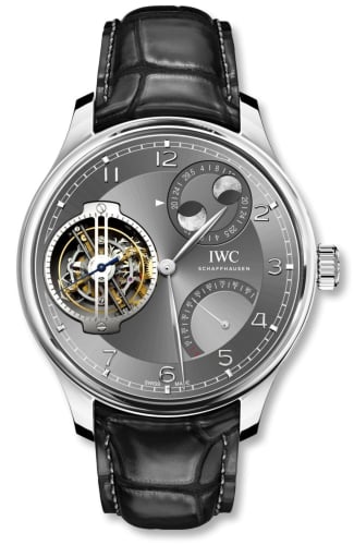 IWC Schaffhausen Portugieser Constant-Force Tourbillon Double Moon Platinum / Ardoise