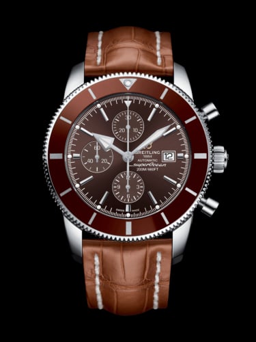 Breitling Superocean Heritage II 46 Chronograph Stainless Steel / Bronze / Bronze / Croco / Pin