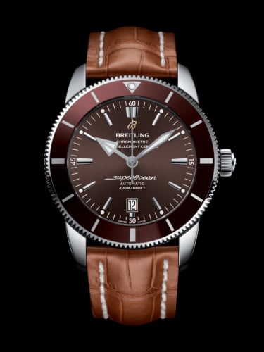 Breitling Superocean Heritage II 46 Stainless Steel / Bronze / Bronze / Croco / Folding