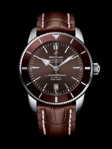 Breitling Superocean Heritage II 46 Stainless Steel / Bronze / Bronze / Croco / Folding