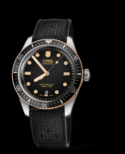 Oris Divers Sixty-Five 40 Stainless Steel / Bronze / Black / Rubber
