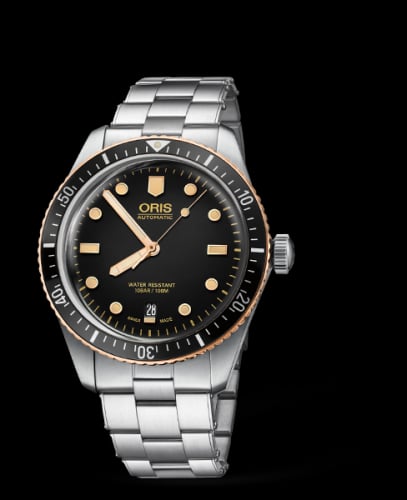 Oris Divers Sixty-Five 40 Stainless Steel / Bronze / Black / Bracelet