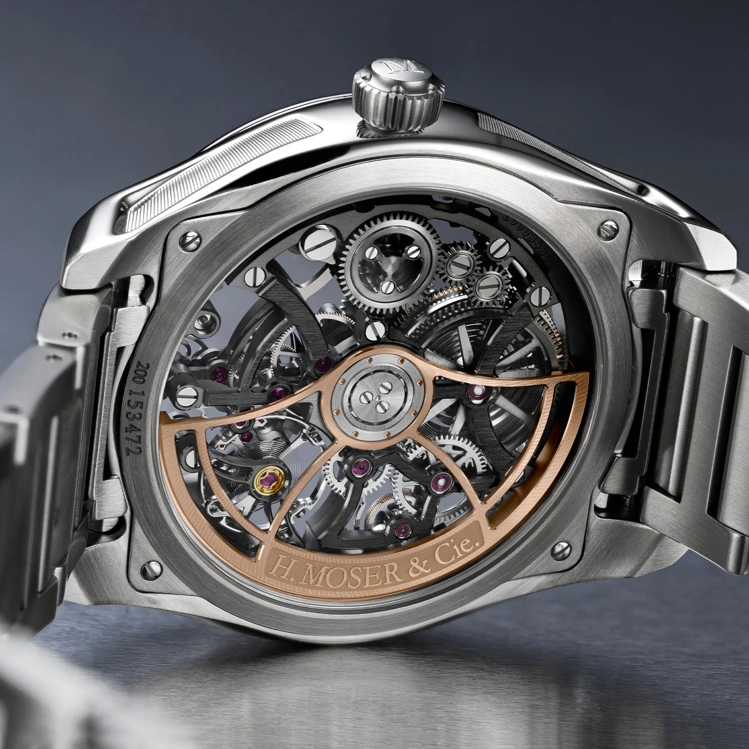 H. Moser & Cie. Pioneer Skeleton Retrograde Seconds